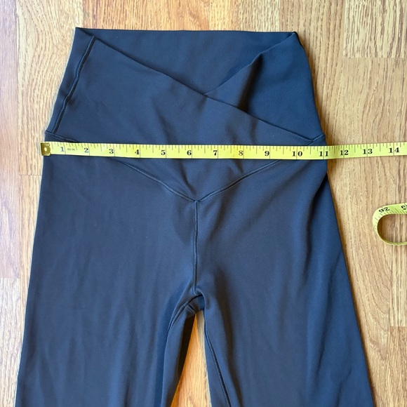 Offline aerie real me crossover flare leggings high rise charcoal gray S NEW - Picture 9 of 15